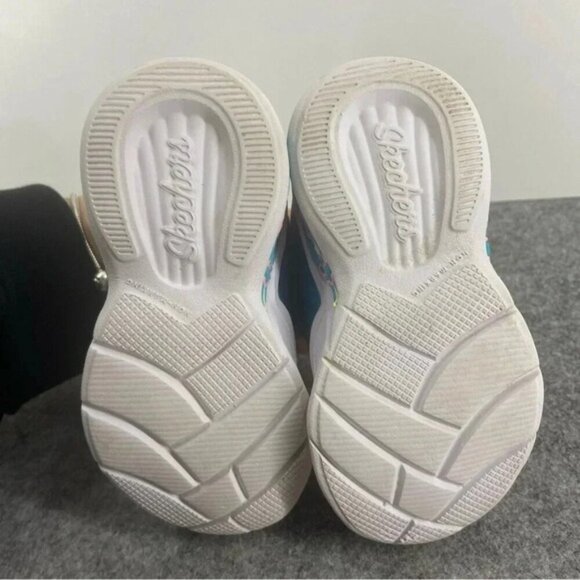 Skechers Girls Lil Bobs Pretty Paws Sneakers Running Light Up Shoes Toddler 5 - Picture 6 of 9